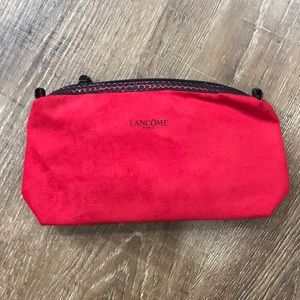 Lancôme red and black makeup bag. Never used